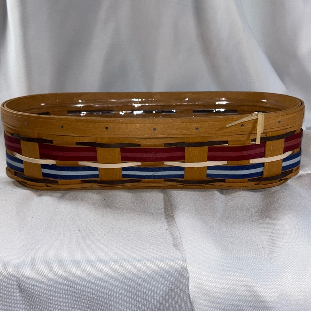 Longaberger Welcome Home Oval Tray Basket